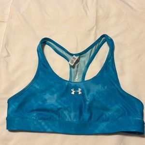 Under Armour blue tie-dye sports bra - size Large